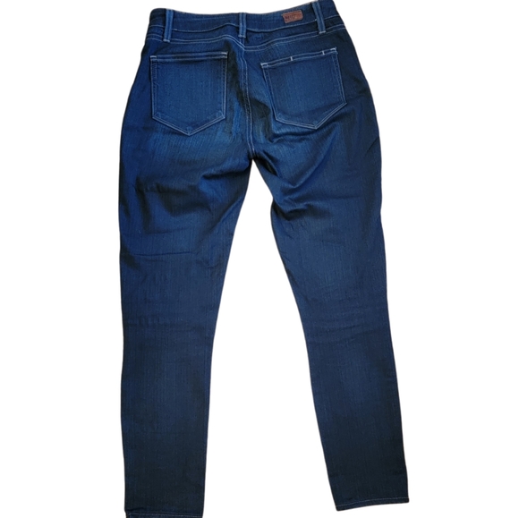 Paige Edgemont Jeans - Dark Blue Skinny Jeans - Picture 13 of 14